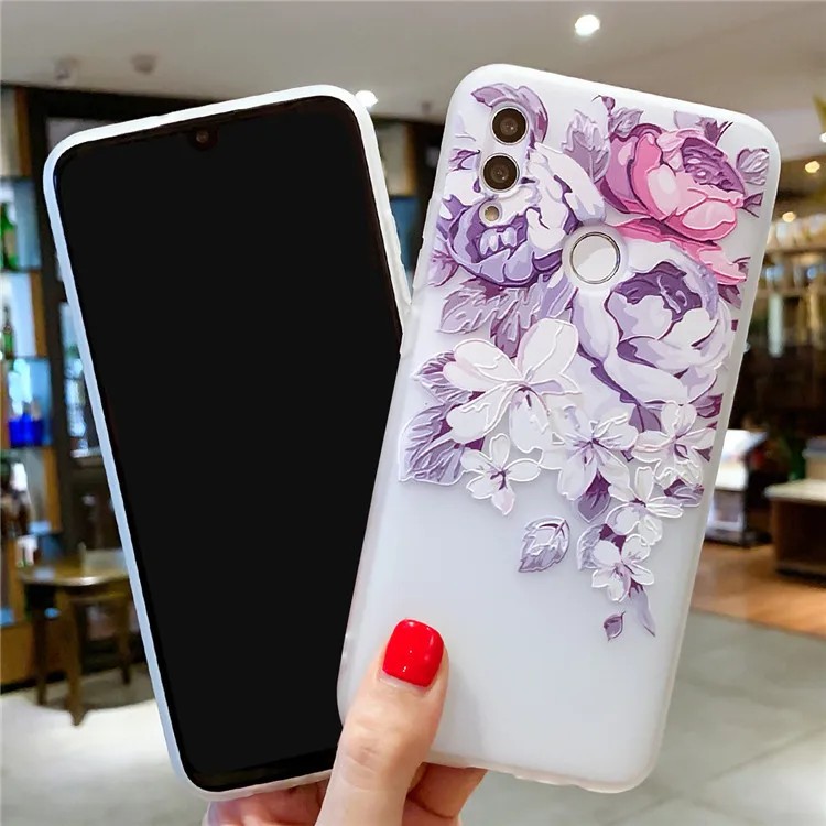 Красивый чехол для телефона с 3D цветами Xiaomi Mi8 lite A1 A2 Lite Redmi Note 5 6 7 8 9 Pro 6A 7A 8A