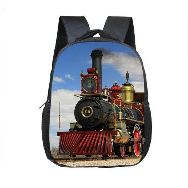 12 Inch Steam Locomotive / Train Toddler Backpack Children School Bags Boys Girls Kindergarten Bag Kids Backpacks Gift | Багаж и сумки