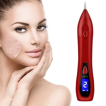 

LCD Mole Spot Tattoo Removal Pen USB Charging For Freckles Dark Spot Tattoo Dot Skin Tag Removal with LCD Display