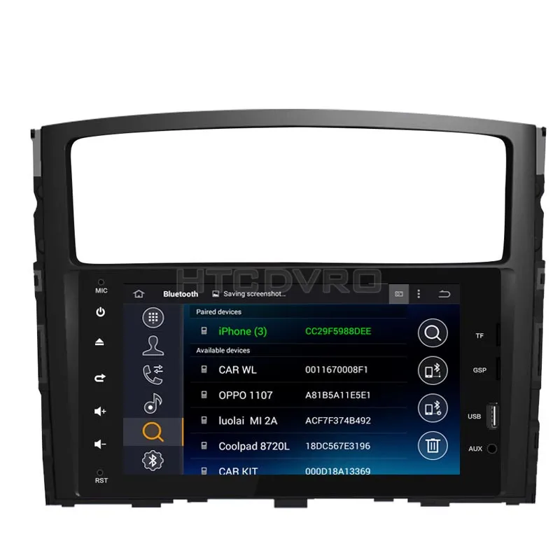 Flash Deal YMODVHT 8inch Octa Core 4GB+32GB Android 9.0 Car DVD Player for Mitsubishi Pajero V97 2006-  Radio Stereo GPS Navigation 4