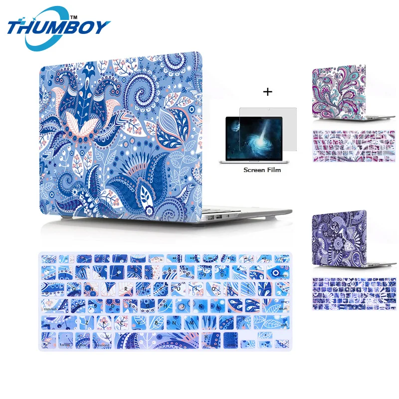 

Laptop Case For Apple MacBook Air Pro Retina 11 12 13 15 case for mac book A1706 1707 1708 inch with Touch bar gift mouse pad