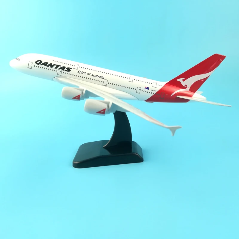 20 см сплав металла модель воздушного самолета Австралийский Qantas Airbus 380 A380 VH OQB