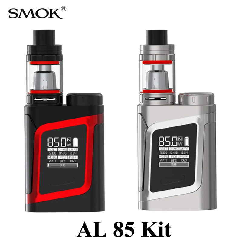 Electronic Cigarette Vaporizer Electronic Hookah SMOK Alien 85 Kit Vape AL85 Box Mod for TFV8 Baby Tank 85W E Cigarette X1093