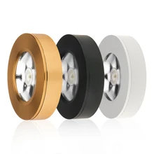 Ни один привод COB светодиодный шайба свет 7 Вт 12 Вт 15 Вт Ультратонкий круглый светодиодный под кабинет свет кухня светодиодный светильник с подсветкой