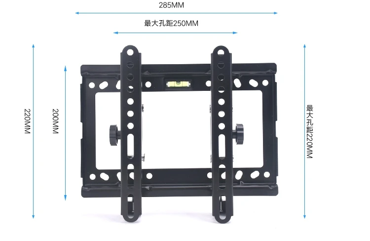Универсальный ТВ настенный кронштейн регулируемый поддон фиксированный плоский ТВ-стенд держатель для большинства 14~ 70 дюймов HD ТВ плоский телевизор