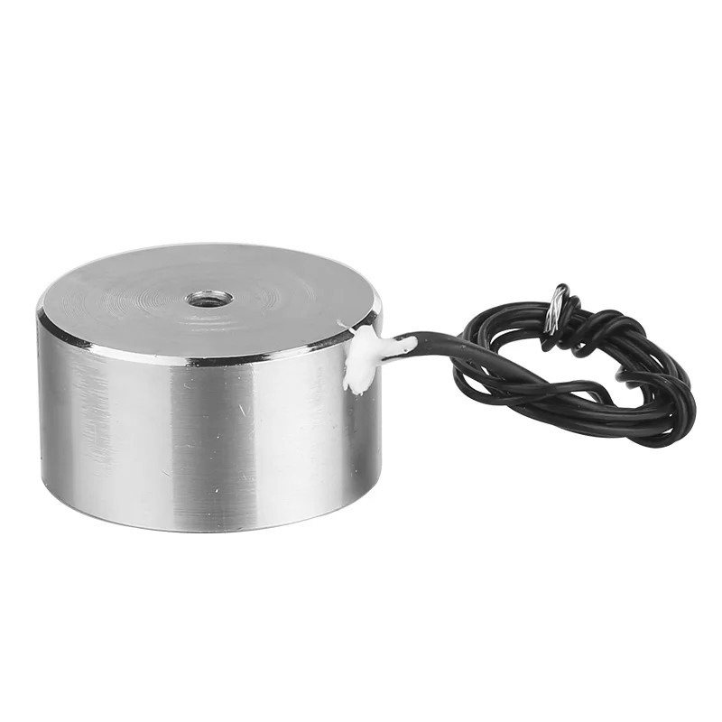 

12V or 24V DC suction Electro magnet solenoid for industrial automation system electric magnets with holding force 18kg