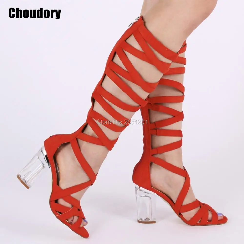High Heels Gladiator Shoes Woman 