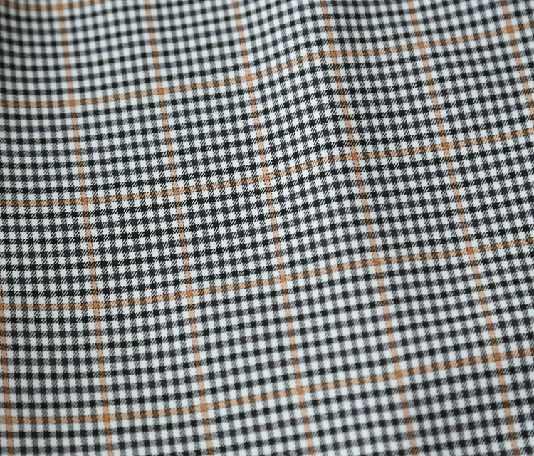 Элегантный OL Женская рабочая одежда корейская мода шифоновый топ и высокая талия передний разрез плед средней длины юбка один комплект
