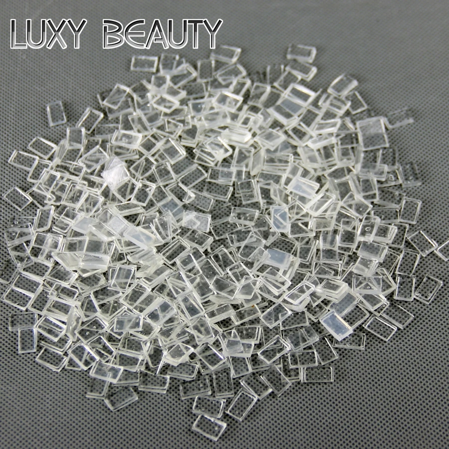 Strong Italian Keratin Flat Tip Glue 100pcs/lot Clear Keratin Glue For Hot Fusion Hair Extensions Keratin Hair Extensions