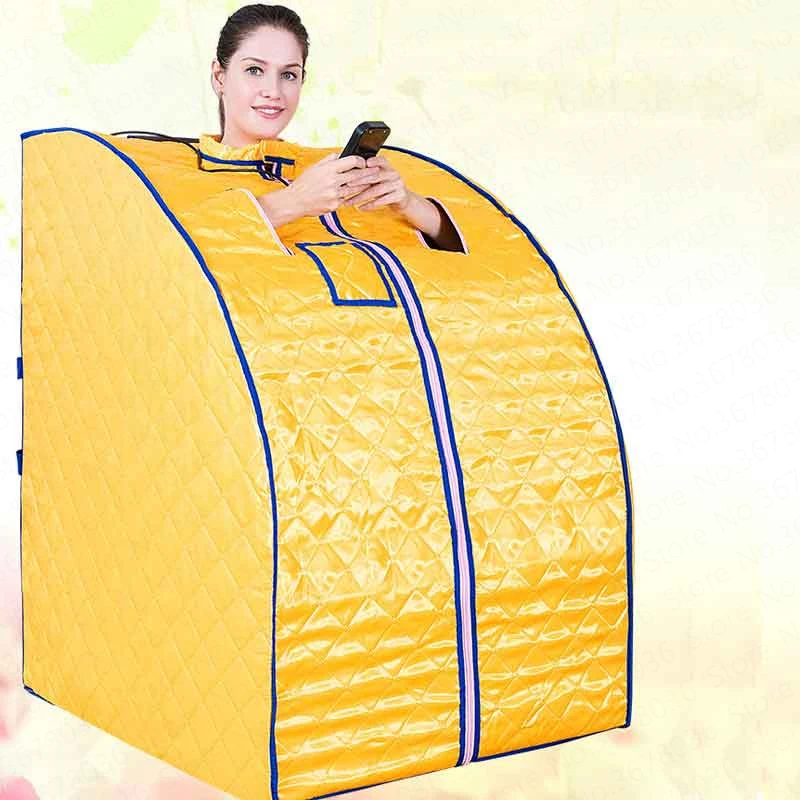 

far Infrared Dry Sweat Steamer Steaming Room Home Folding Full Moon Wicking Sauna Room Shower Box Sweating Bin