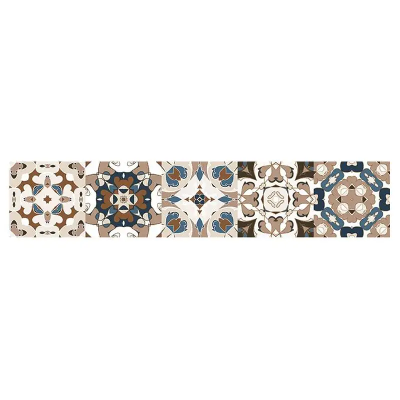 Винтажный марокканский стиль плитки стикер s ПВХ водонепроницаемый самоклеющийся стикер стены s мебель ванная комната DIY Съемная плитка наклейка
