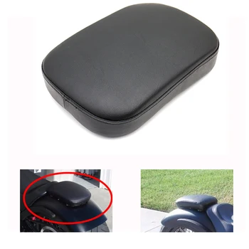 

Mooreaxe Motorcycle Rear Passenger Seat Classic Solo Pillion Pad Seat Cushion Suction Cups For Honda Yamaha Chopper Cruisers