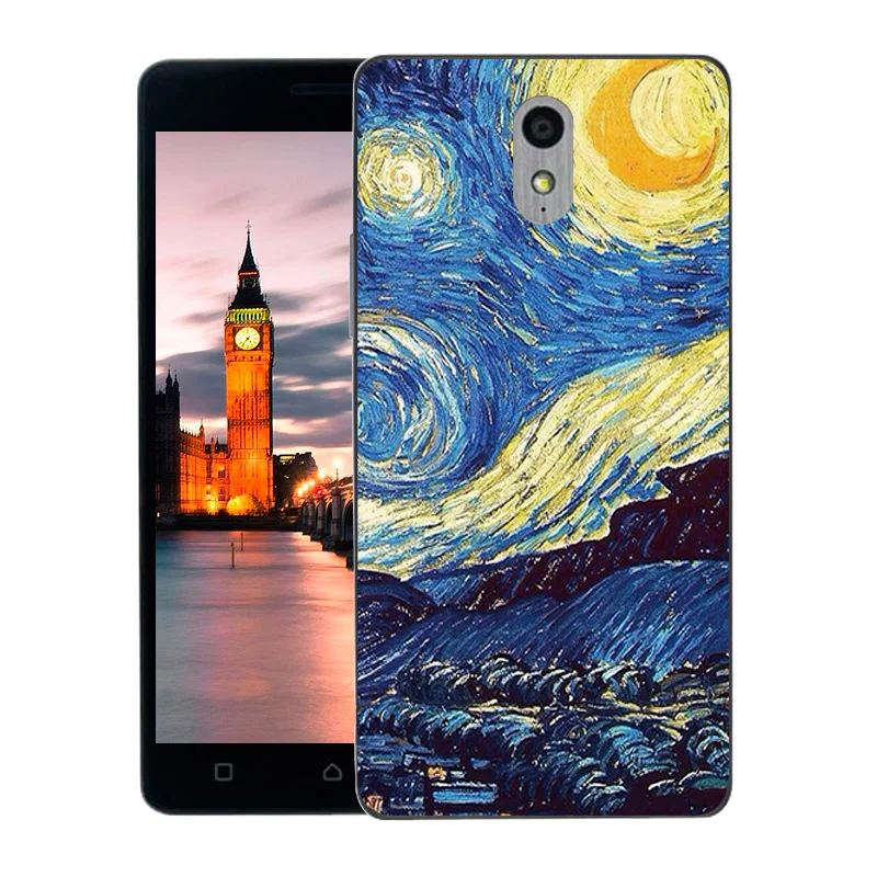 Чехол для Lenovo Vibe P1M Модный чехол с принтом мягкий из ТПУ Для P1ma40 телефона P1 m сумка 5