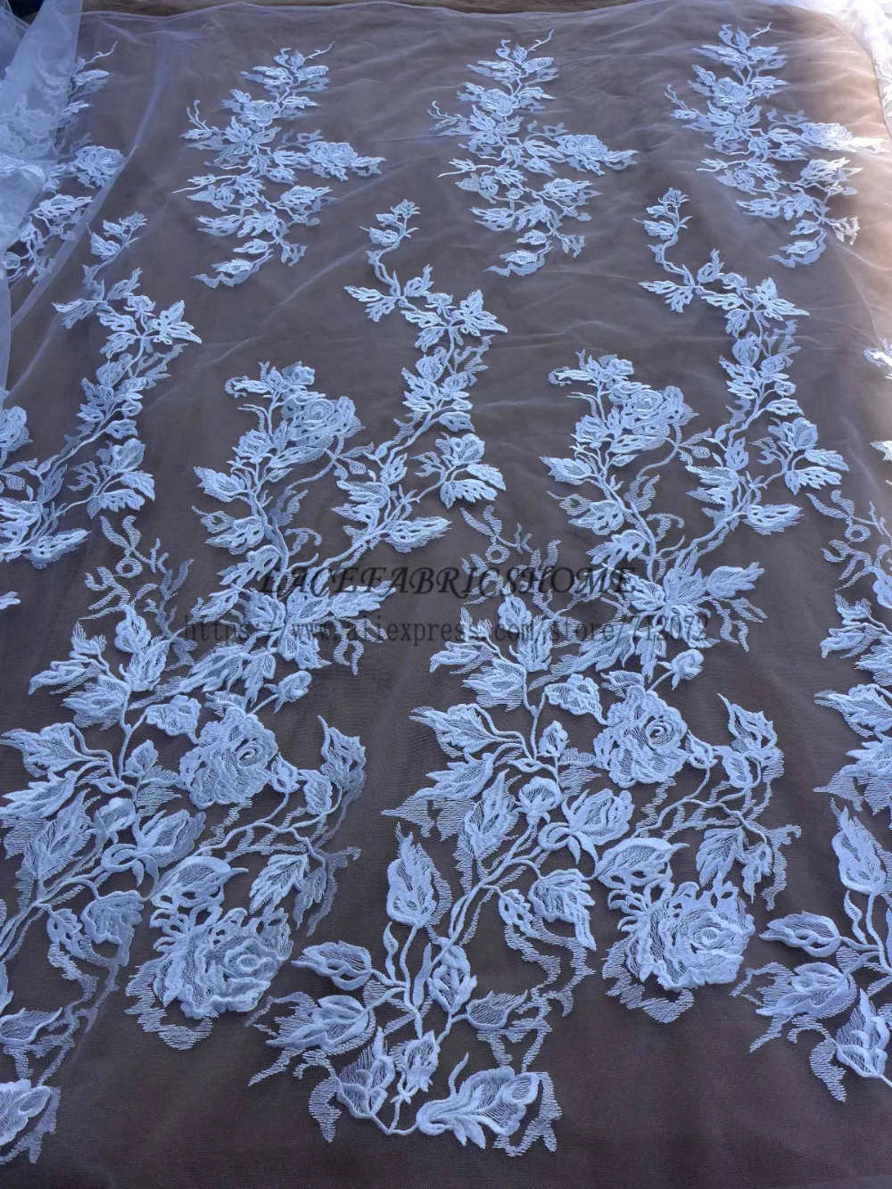 Кружевное Свадебное платье La Beauty 2017 Ширина 51 дюйма|dress lace fabric|wedding dress fabricfashion fabric |