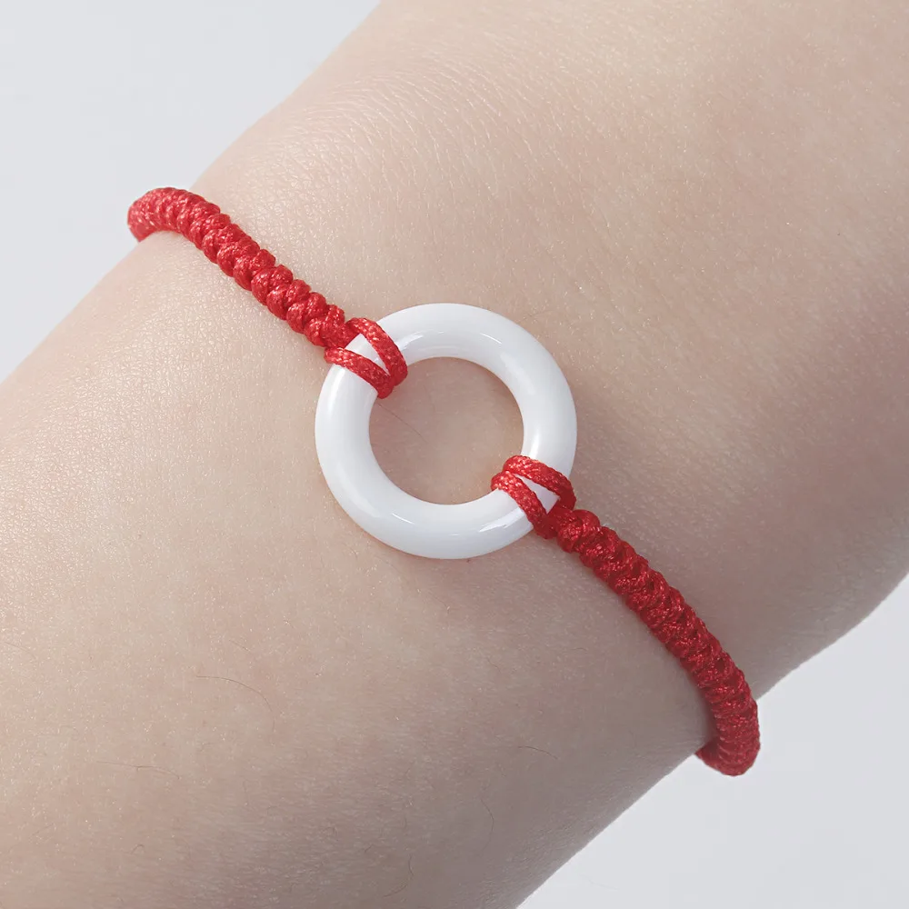 DoreenBeads 2017 New Polyester Kabbalah Red String Braided Friendship