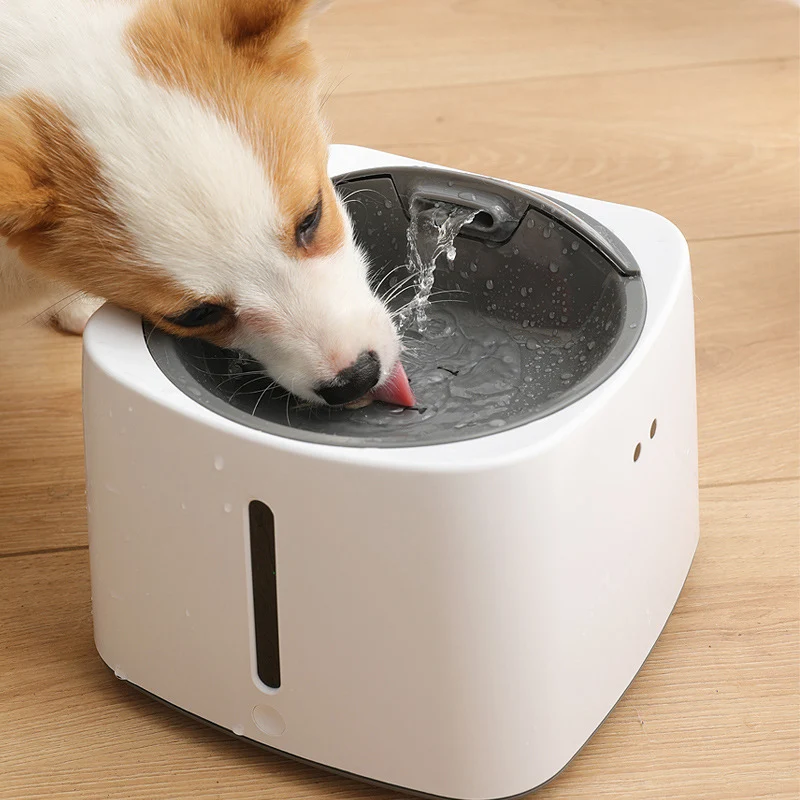 

USB Powered 1.5L Pet Feeder Control Fashion Smart Automatic Induction water Pet Feeder Dogs Cat Food Rechargable