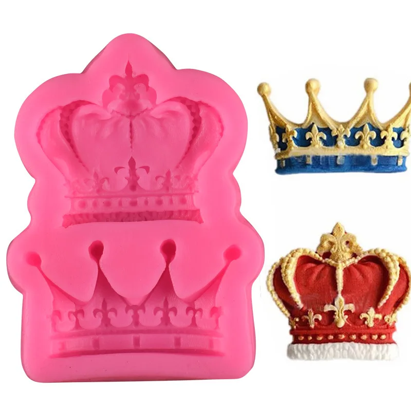 

Erlian Crown Turn Sugar Silica Gel Mould Cake Decorative Mould