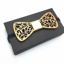 Новинка деревянная мужской галстук-бабочка Свадебная вечеринка модные мужские аксессуары бабочка деревянная бабочка галстук-бабочка ручной работы из дерева Gravata Corbata