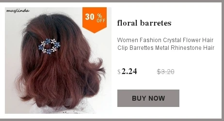Ретро цветок стразы заколка для волос шпильки Кристалл Краб когти для волос для женщин девушки аксессуары для волос
