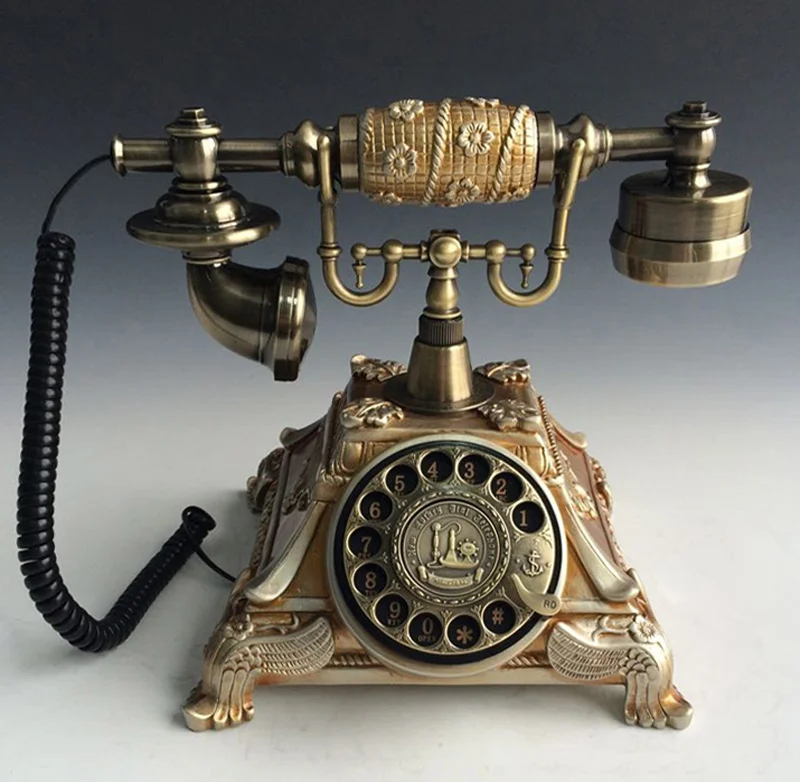 Он-лайн специальные Европейские антикварные старинные декоративные стационарный телефон - Цвет: see chart