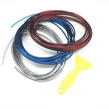 

5m Car Grille Interior Exterior Mouldings Trim Decorative Strip Line For Mercedes Benz W211 W221 W220 W163 W164 W203 W204