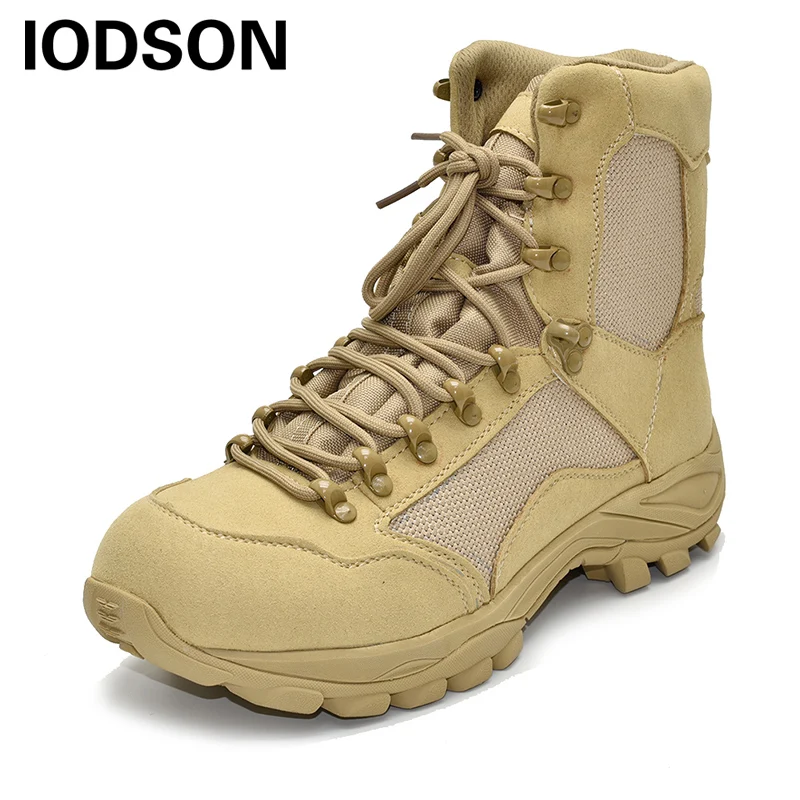 

Winter/Autumn Outdoors Army Boot Men's Military Desert Tactical Boots Special Force Work And Safety Boots Ankle Combat Shoes 303