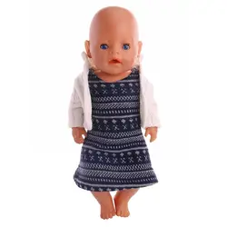 Fleta 2018 зеленый свитер костюм fit Reborn Baby Doll или американский кукла аксессуары для кукольной одежды