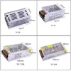 Transformateur d'éclairage 5V/12V 24V, alimentation électrique 5a 10a, 60W 120W 150W 200W 250W 360W LED adaptateur pour éclairage bande LED ► Photo 2/6