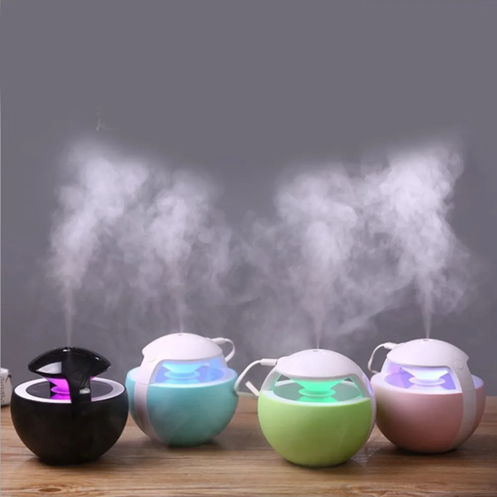 

Portable USB Air Humidifier Essential Oil Diffuser with Colorful LED Light Air Purifier for Home Office Aromatherapy Humidifier