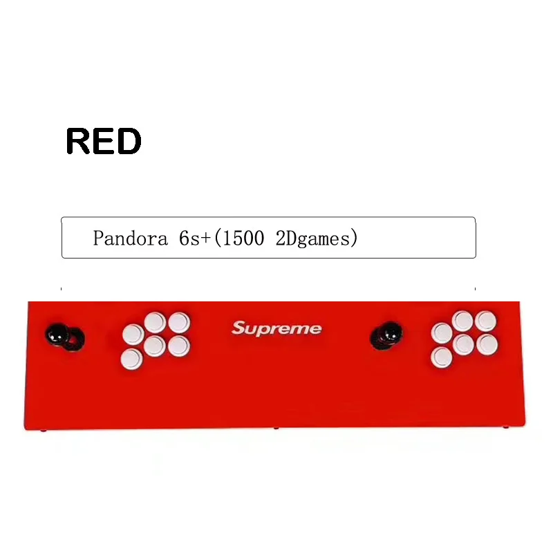 Pandora 6S+ 1500 Arcade Console USB Joystick Arcade Buttons With1 Player 2 Players Control Retro Arcade Game Box