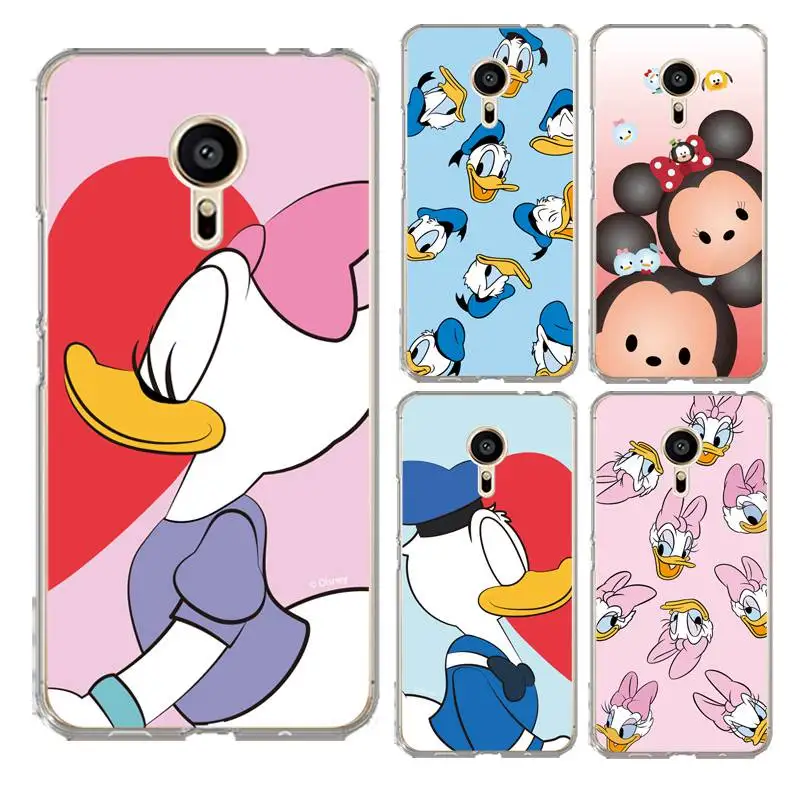 Мягкий прозрачный ТПУ чехол для телефона meilan MX6 pro6 U20 U10 A5 M5 M5S E E2 Micky Minnie Printed Fundas Donald