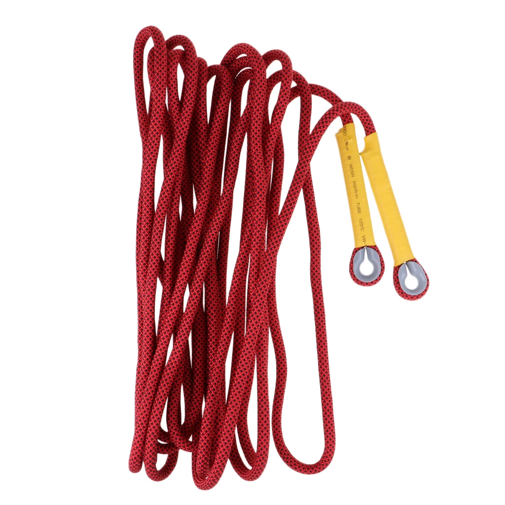 Perfeclan Safety Climbing Rope Cord for Tree Arborist Rappelling Rescue Escape Sling 10 m/33 ft 15KN Rock Climbing Rescue Rope