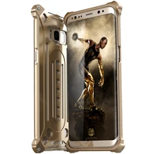 5 цветов модные Роскошные тяжелых металлов Алюминий сплав ударопрочный мобильный телефон сумка для samsung S8 S8Plus 5,8"