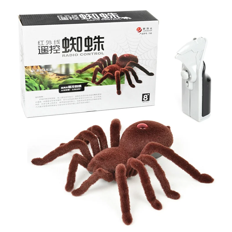 Geschenk RC Ferngesteuerte Spinne Fernbedienung Spider Spielzeug Halloween Toys 