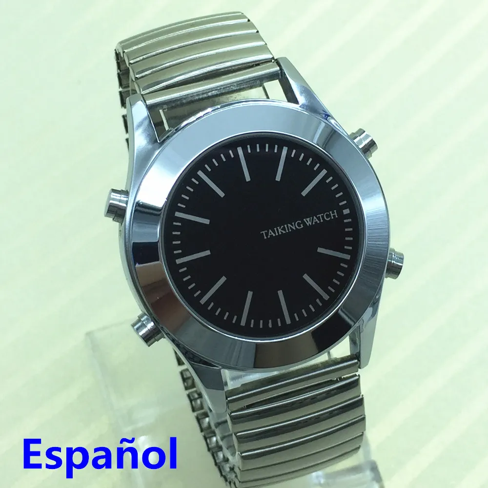 Spanisch Sprechendes Uhr Fur Blinde Oder Sehbehinderte Mit Alarm Quarzuhr Vorratig Espanol Hablando Watch For Watch For Blindwatches For Blind People Aliexpress