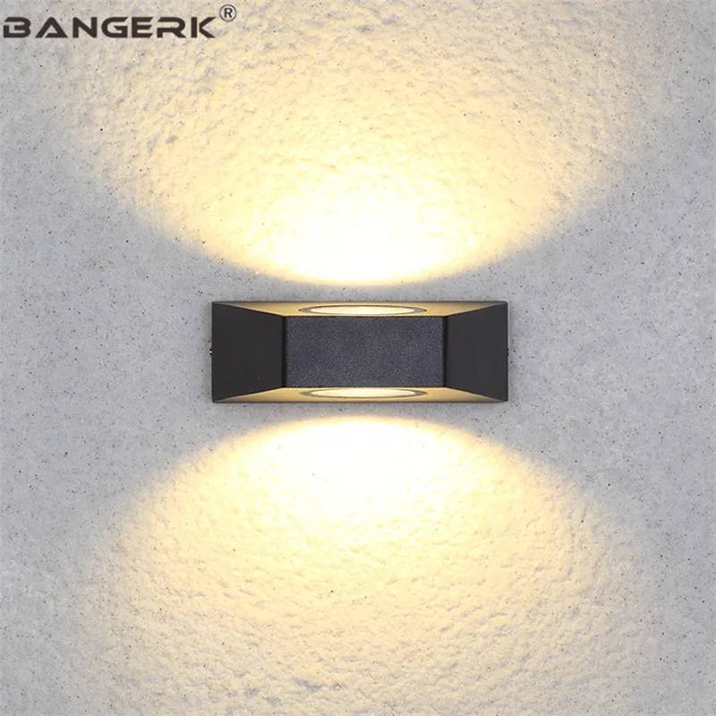 Dış Duvar Lambası Modern 7 W LED Sundurma Işıkları Su Geçirmez Pas Dış Duvar Lambası Modern 7 W LED Sundurma Işıkları Su Geçirmez Pas