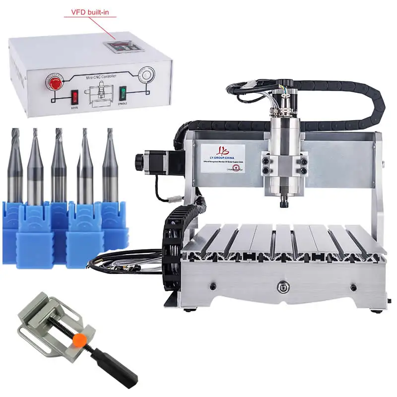

CNC 3040 Engraving milling machine 3 AXIS desktop wood carving router for Aluminum, copper and stone