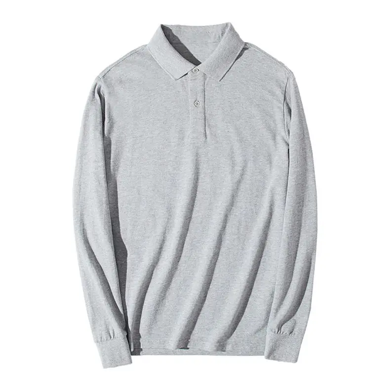 5XL 6XL Muls Polo Men100% Cotton Long Sleeve Basic Pattern Casual Mens Polos Male Plus Size High Quality White Orange Green Blue 03