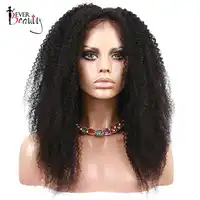 Brazilian 4B 4C Afro Kinky Curly Lace Front Human Hair Wigs Pre Plucked Hairline 130% Density Lace Front Wigs Ever Beauty Remy
