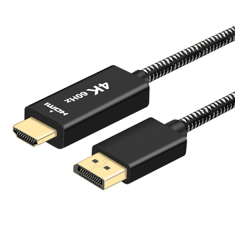 

DP Displayport to HDMI 2.0 4k*2k @60Hz cable 2m with braide