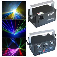Rgb лазер 2 w с ILDA лазерный контроллер, праздничное освещение, Рождественские огни 90 V-240 v Открытый