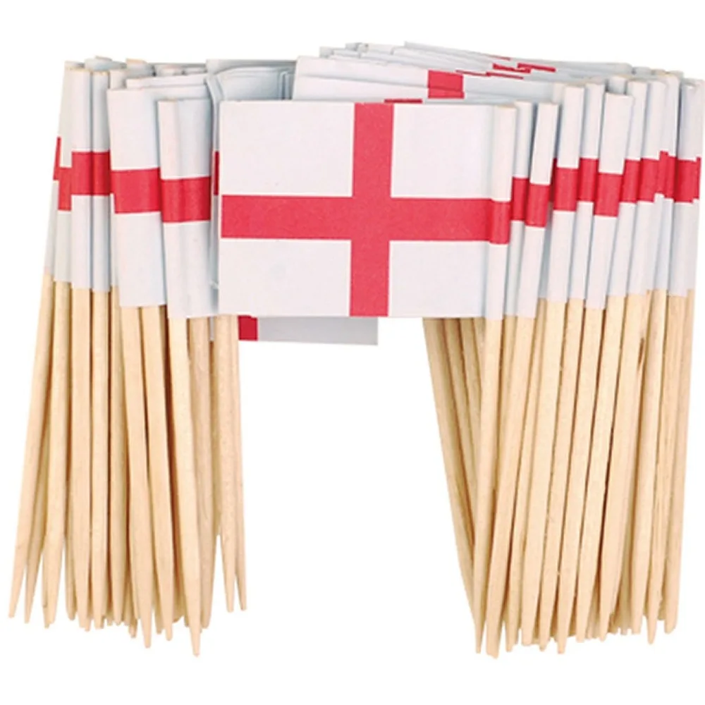 500Pcs England Toothpick Flags Paper flags Food Picks CakeToothpicks