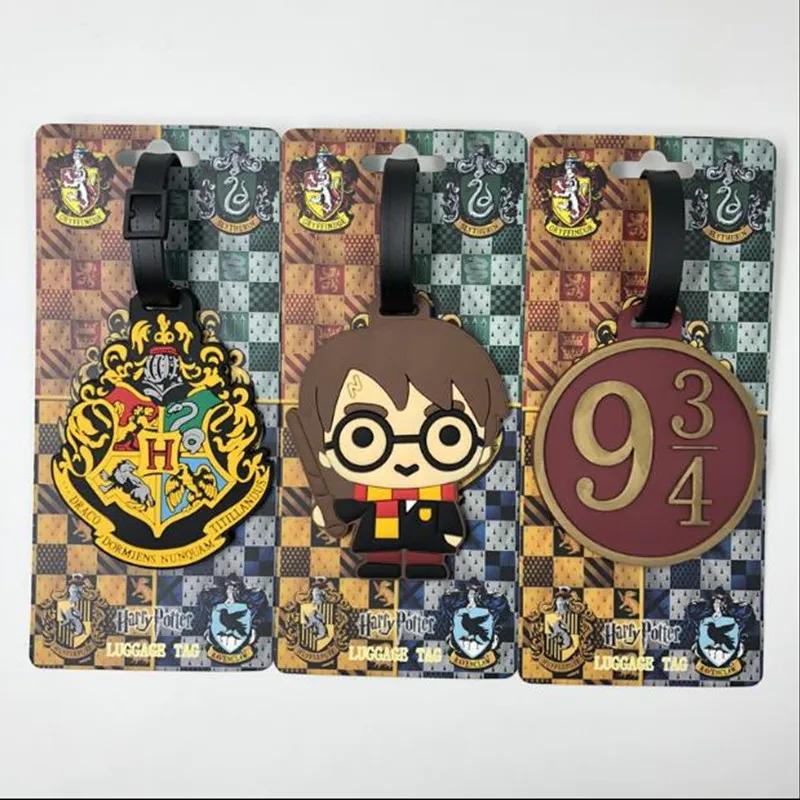 Harri Potter Platform 9 3/4 Хогвартс Гриффиндор Слизерин Ravenclaw Hufflepuff багаж идентификатор метки адрес держатель багажные ярлыки