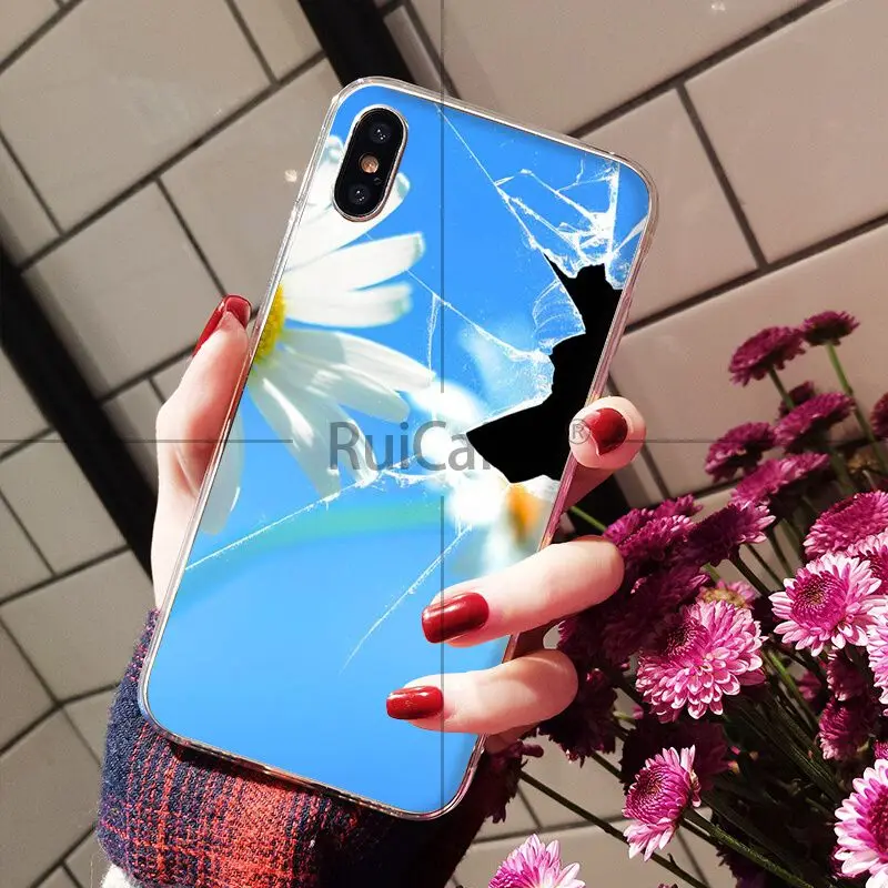 Broken glass screen