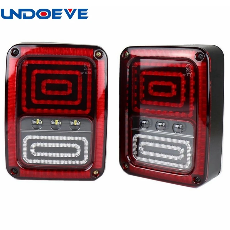 Undoeve LED Rear Signal Reverse Tail Light for 07-15 Jeep Wrangler JK Taillight Brake Lamp Backup Running Lamps | Автомобили и