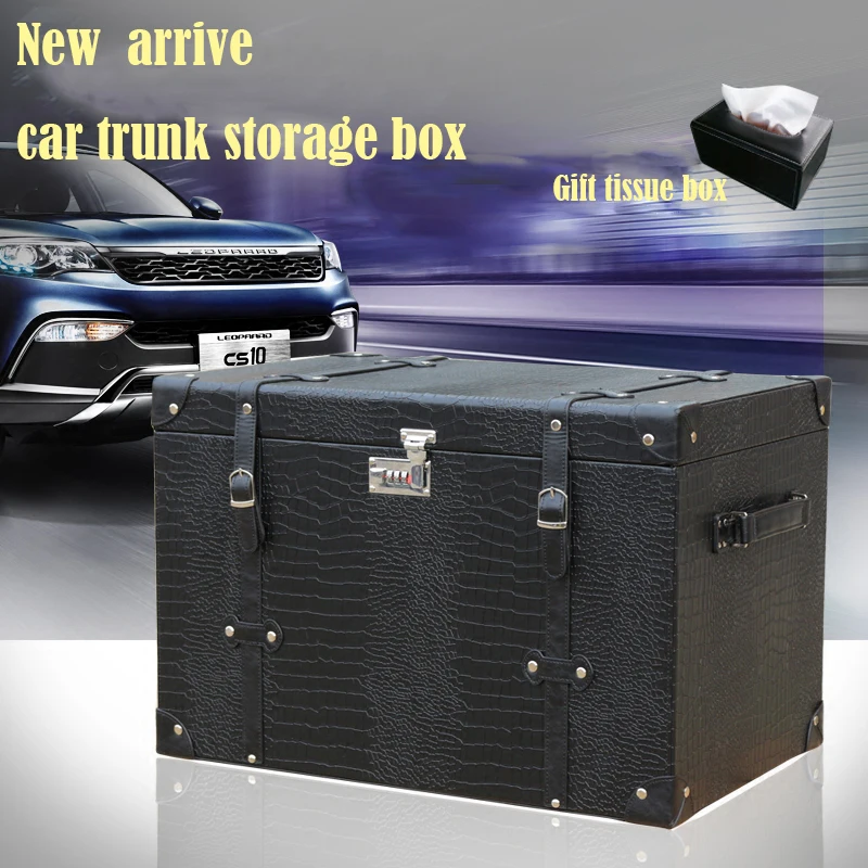 

Car Storage box Organizer Stowing Tidying car Trunk Box automobile boot organizer case sundries box In Cars Auto Accessories
