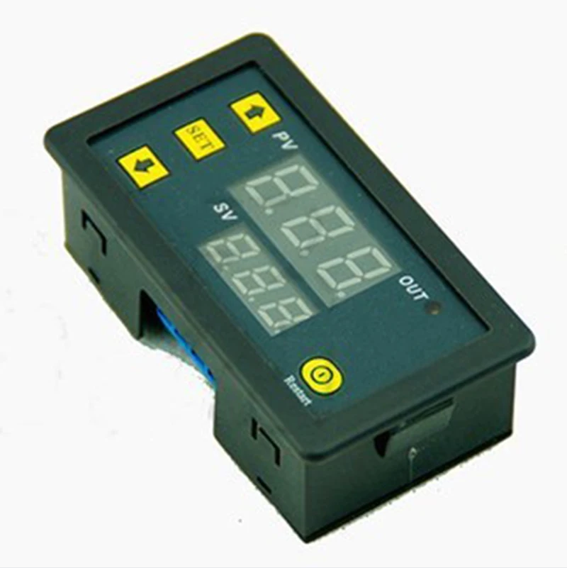 

DC 12 V Tijdrelais Module Digitale LED Dubbele Relais Display Timer Fietsen 0-999 s 0-999 m 0-999 h Verstelbare Voedingen