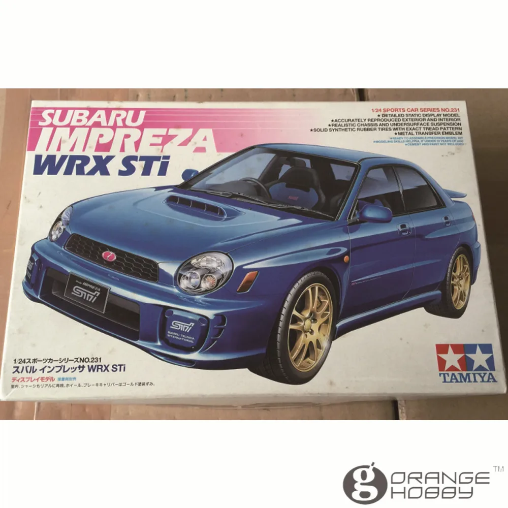 

OHS Tamiya 24231 1/24 Impreza WRX STi Scale Assembly Car Model Building Kits oh