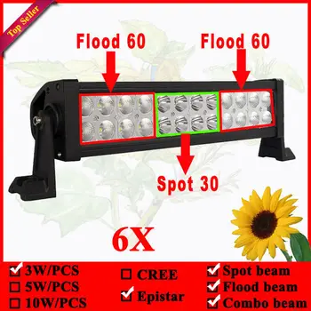 

2015 Auto Product 12V 3w light bar led 13.5'' 72w led light bar hot SALE led light bars 6pcs/lots Led off road bar 24leds IP67