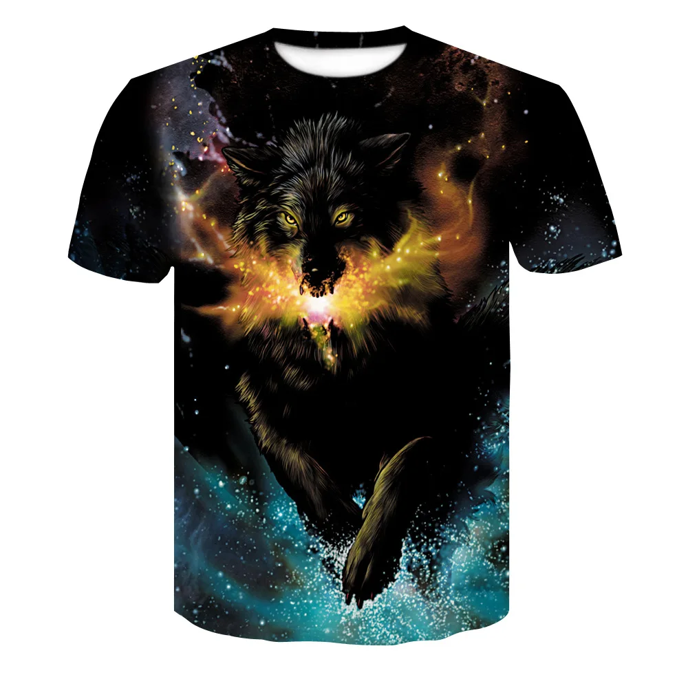 2018 Newest Wolf 3D Print Animal Cool Funny T-Shirt Men Short Sleeve Summer Tops T Shirt Tshirt Male Fashion T-shirt male4XL 2018 Newest Wolf 3D Print Animal Cool Funny T-Shirt Men Short Sleeve Summer Tops T Shirt Tshirt Male Fashion T-shirt male4XL